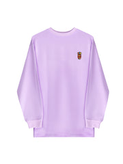 Classic long sleeve T-shirt Light purple |  טי שירט שרוול ארוך הקלאסית- בצבע סגול לילך